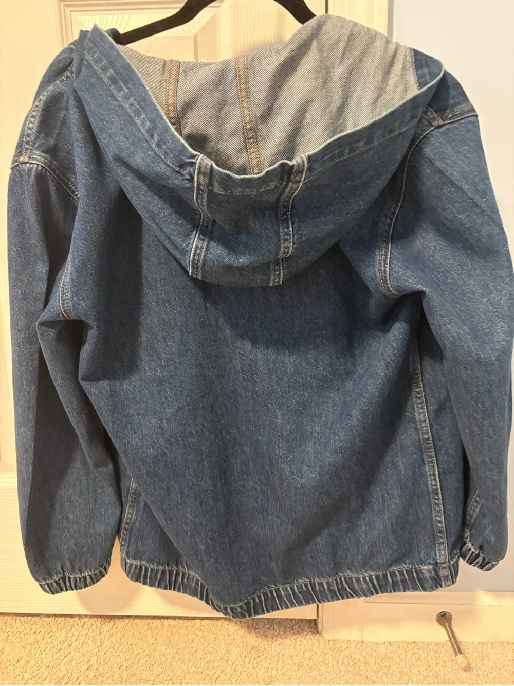 GAP Kid’s Denim Hooded Jacket - Blue